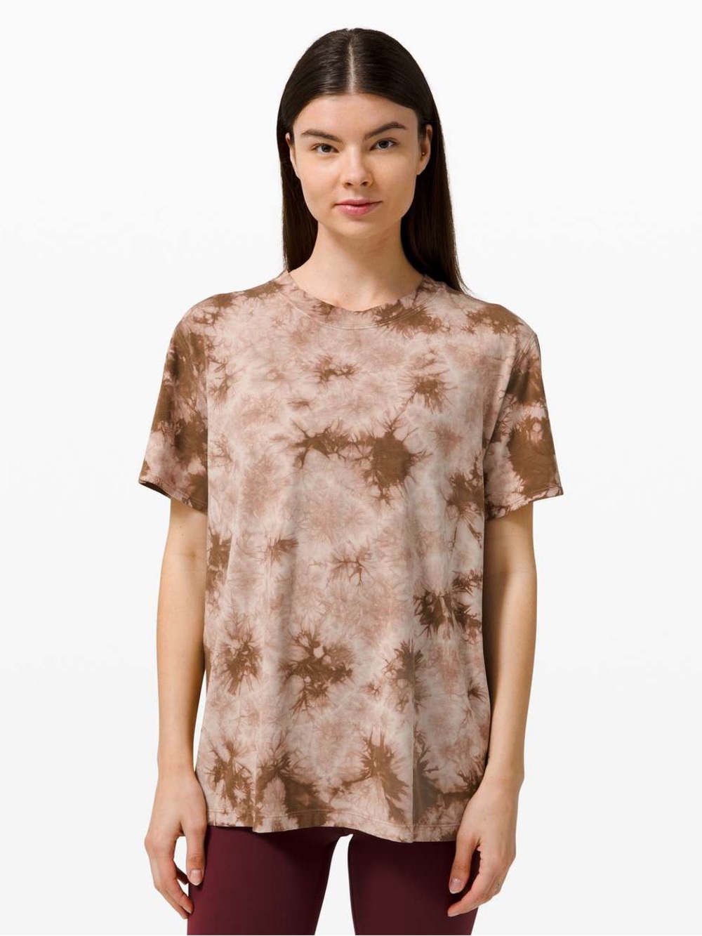 Lululemon All Yours Short Sleeve Tee crewneck tshirt Earth Dye Clay pima vitasea